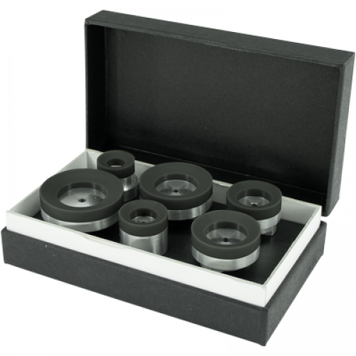 Screw Back Openers: Bergeon Assortment of Six Upper Dies, Soft, 5700-52-6 - Bergeon