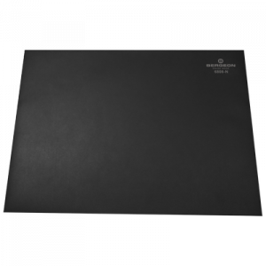 Bench Mats: Bergeon Bench Mat, Adhesive, Smooth, Thickness 0.5mm, Black, 6808-N-01 - Bergeon