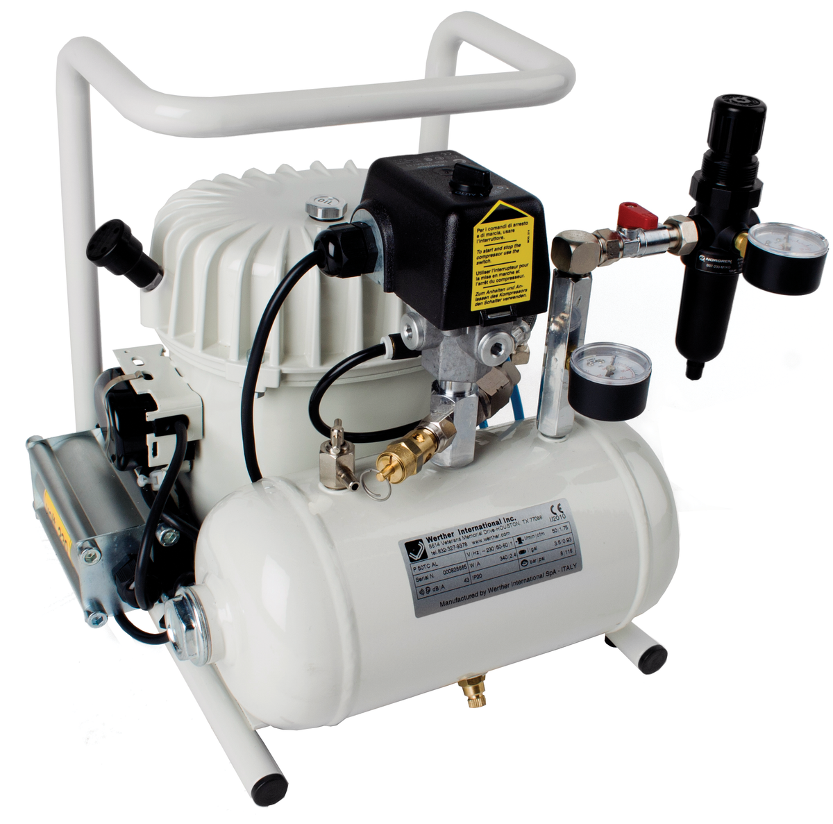 Compressors and Pumps: Werther Silent Air Compressor - Werther International