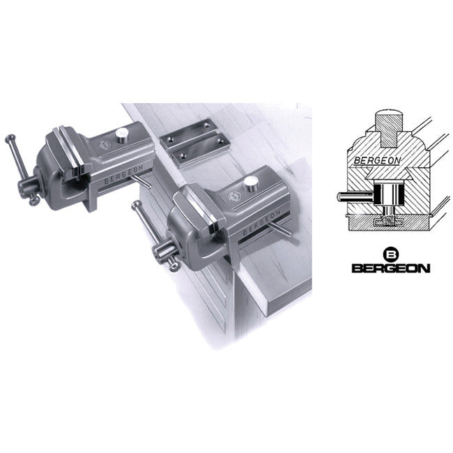 Vises: Bergeon Vise Plate for BG2021, 2021-A - Jules Borel