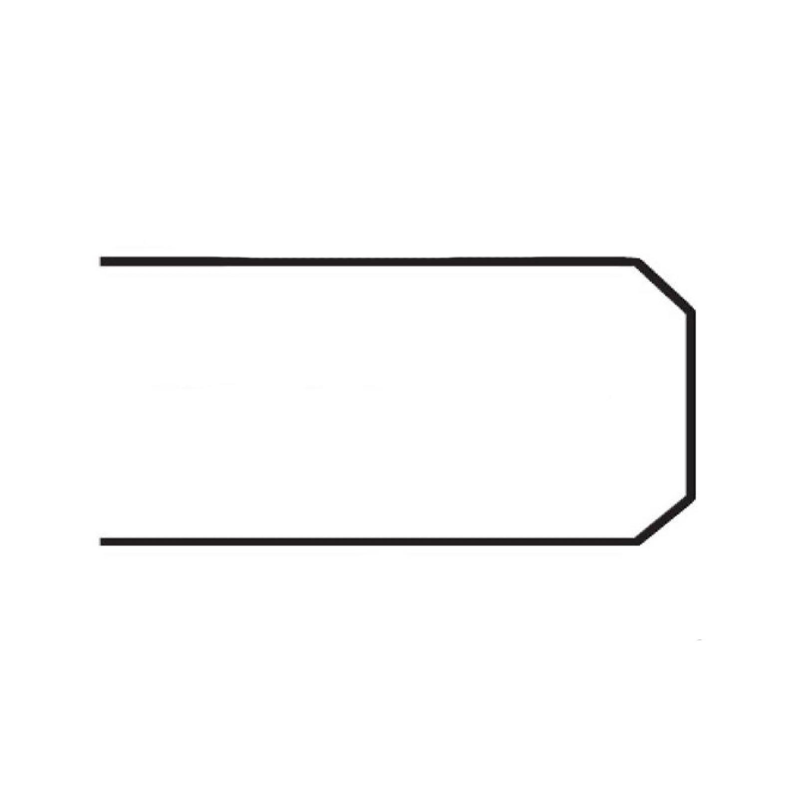 Crystals - Mineral Glass Crystals - Flat Sternkreuz - 1.1mm