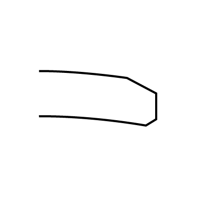 Crystals - Mineral Glass Crystals - Thin Double Domed Sternkreuz