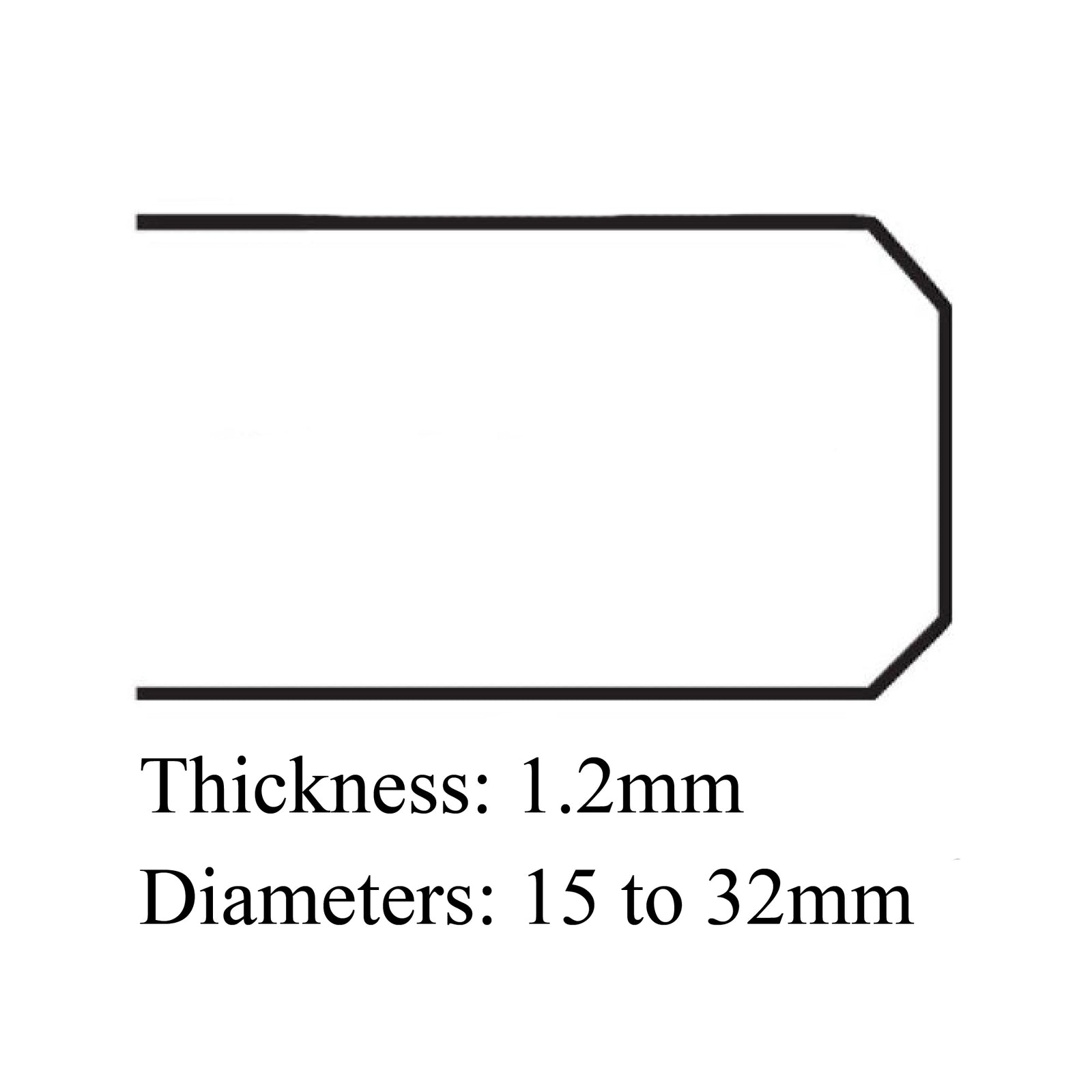 Crystals - Mineral Glass Crystals - Flat - 1.2mm