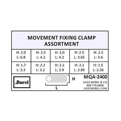 Movement Fixing Clamp Assortment