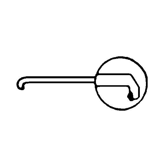 Crystals - Acrylic Crystals - Tension Ring - TFW / Flat Top with White Tension Ring