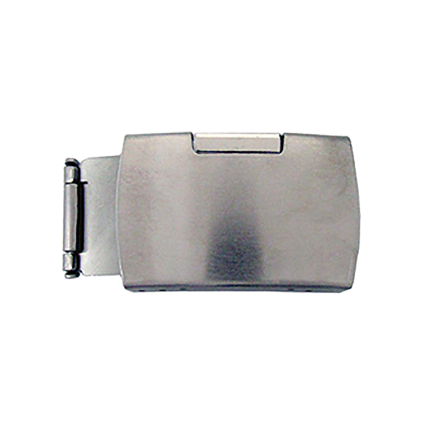 Single Recessed Pushbutton Trifold Clasps