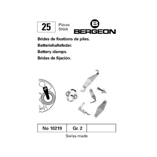 Battery Parts Assortments: Screw-Eye Assortment, Discontinued When Out - 10219 - Bergeon