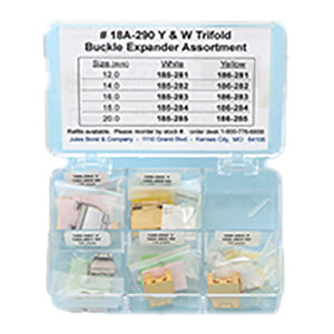 Watch Band Part Assortments: Trifold Buckle Expanders, 10 Pieces - 18A-290 - Jules Borel