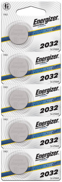 Energizer Lithium Battery, CR2032, 20.0mm x 3.2mm - Strip of 5