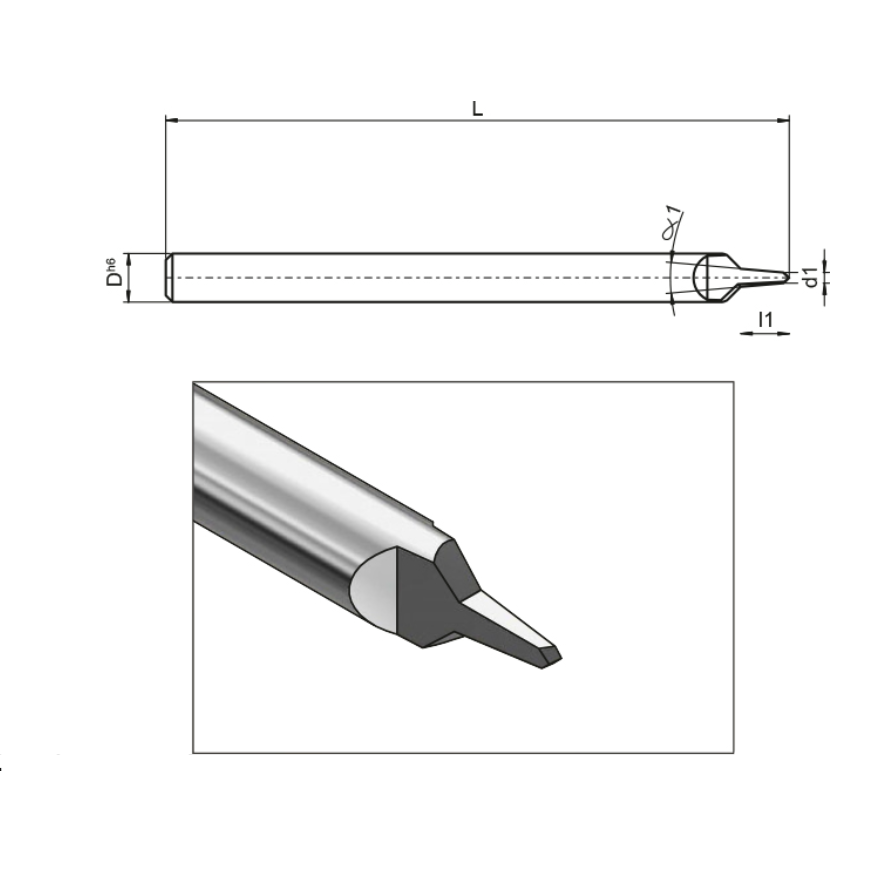 Hardened Steel Drill for Posing Balances - MSA 22.572-020