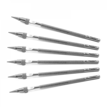 Bergeon Balance Screw Holders, Set of 6, 2565-AC6