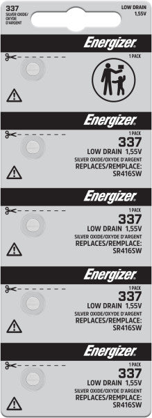 Energizer: Energizer 337 Battery - Strip of 5 - Energizer