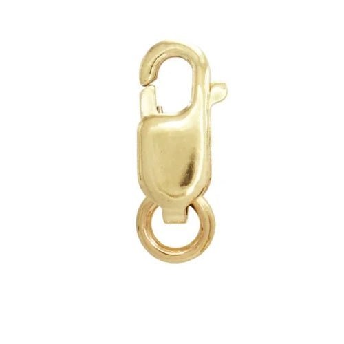 Lobster Claws: 14 kY Lobster Claw with Ring, 3 x 8mm - 360-80R - Jules Borel