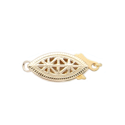 Pearl & Necklace Clasps: YGF Filigree Necklace Clasp - 362-142 - Jules Borel