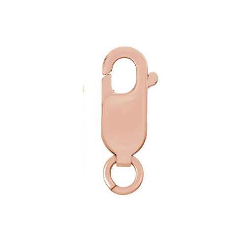 Lobster Claws: Rose GF Lobster Claw, 3.3 x 8mm - 362-80R/ROSE - Jules Borel