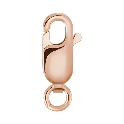 Lobster Claws: Rose GF Lobster Claw Clasp, 4 x 10mm - 362-81R/ROSE - Jules Borel
