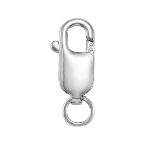 Lobster Claws: Sterling Lobster Claw with Ring, 6.25 x 16mm - 364-86R - Jules Borel
