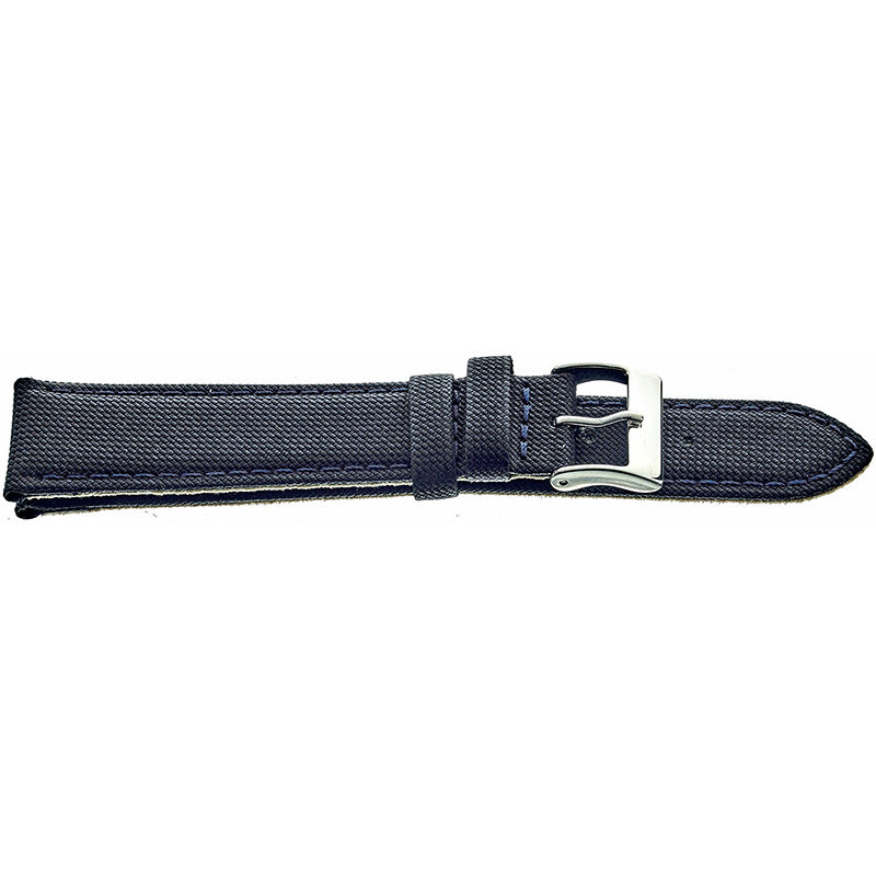 Padded Vegan Watch Band, Watch Band, Blue, 18mm, 80 x 120mm