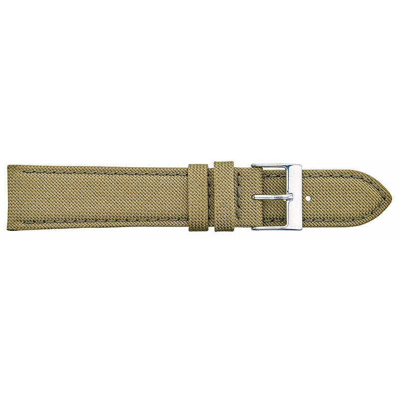 Padded Vegan Watch Band, Green, 16mm, 80 x 120mm