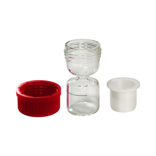 Bergeon Glass Bottle with Basket, 7066