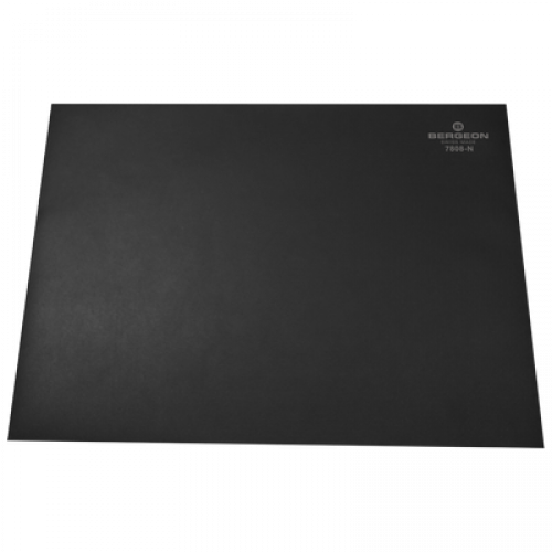 Bergeon Bench Mat, Anti-Skid, Smooth, Thickness 2mm, Black, 7808-N-10