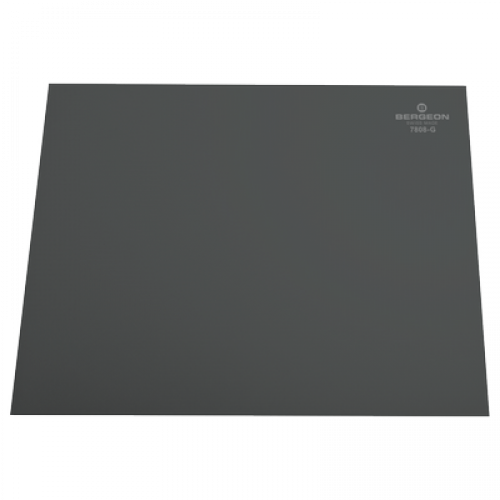 Bergeon Bench Mat, Anti-Skid, Smooth, Thickness 2mm, Gray, 7808-G-01