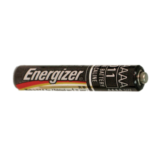 Energizer Alkaline Battery, AAAA, 8.3mm x 42.5mm