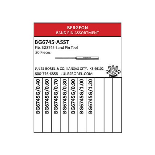 Band Pin Tools: Band Pin Assortment for BG8745, 20 pieces - Jules Borel