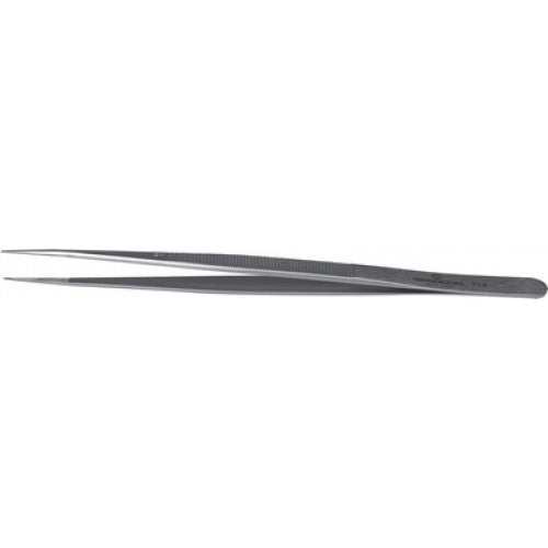 Tweezers: Bergeon Diamond Tweezers Inox, Style F1 Thin / Fine, Tip, 0.50mm x 0.60mm, Non-Locking, 7027-F1 - Bergeon