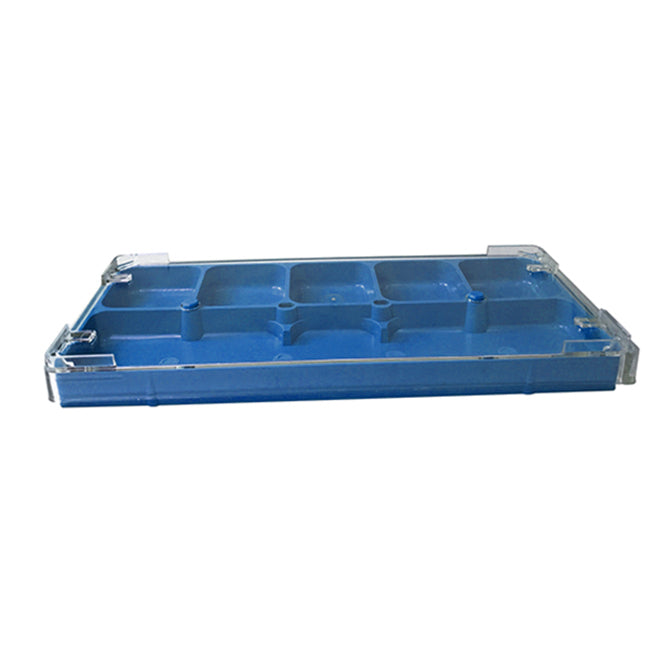 Plastic Boxes: Watch Repair Storage Tray, Six Compartments - BXR-027B - Johann Renfer
