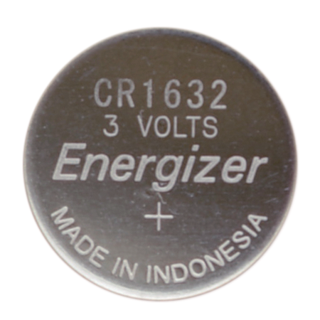 Energizer Lithium Battery, CR1632, 16.0mm x 3.2mm - Strip of 5