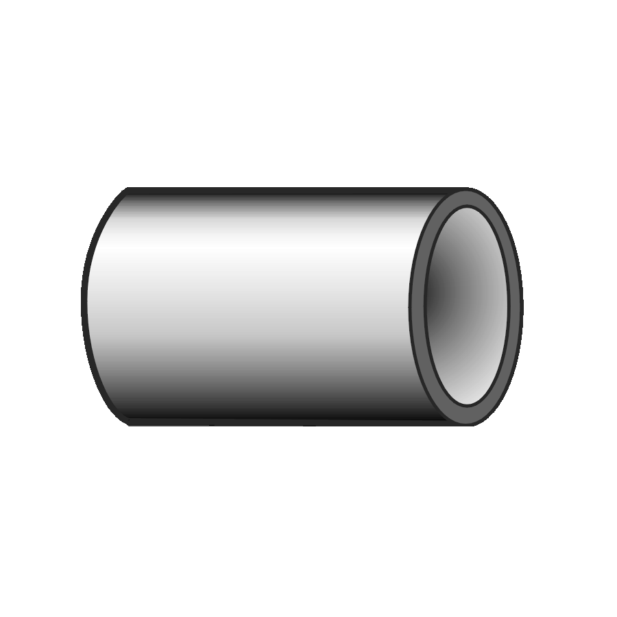 Case Tubes, Straight Shoulders, Case Shoulder 1.30mm, Crown Shoulder 1.30mm, B94