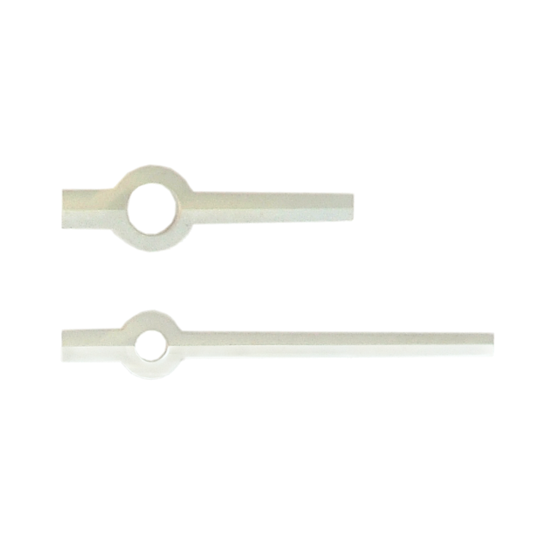 Calibre 1530/1560/1570 Generic Rolex Hands: White Hands for Rolex, Dress, Hour, Minute, Second Hand - Bestfit