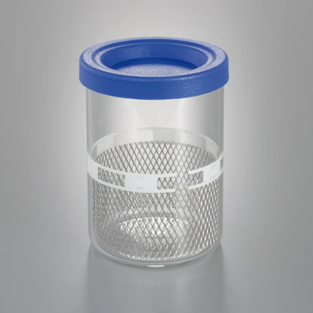 Glass Jar for Elmasolvex RM and SE