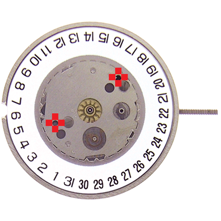 ETA 400.411 D6 MVT BACK