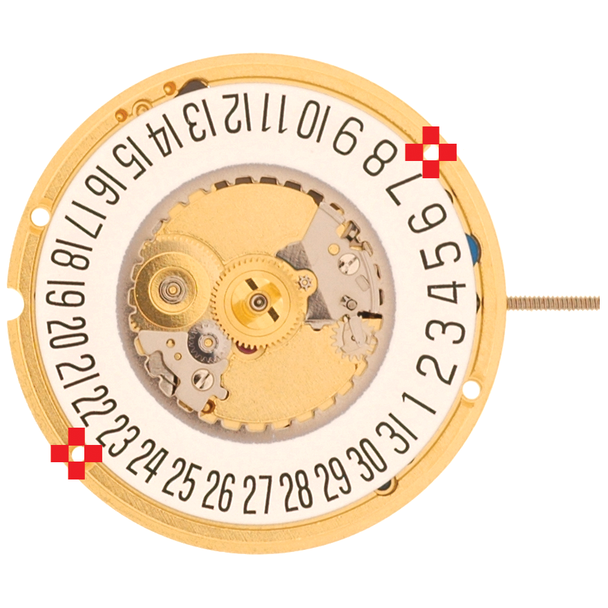 ETA 955.412 2H D6 H0 MVT FRONT