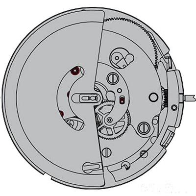 ETA C01.211 MVT BACK
