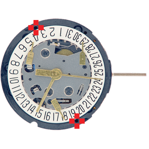 ETA G15.212 D6 MVT BACK