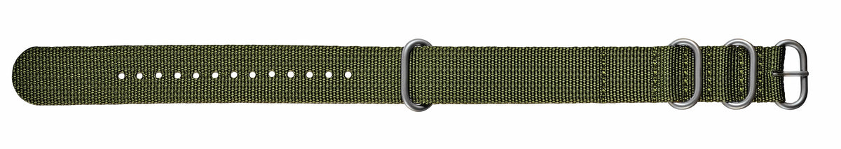 Nylon Watch Band, Olive, 20mm