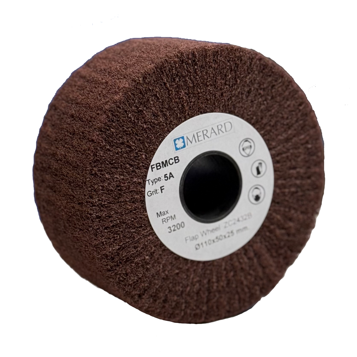Merard Satin Finish Buff, Fine, Diameter 110mm, Width 50mm