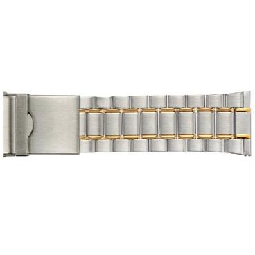 Stainless Steel Watch Band, 26mm, Two-Tone - JB-T566