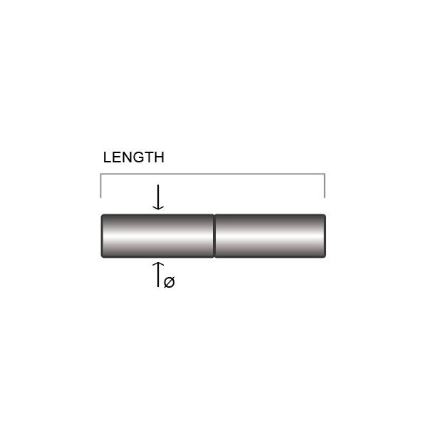 Band Pin, Diameter 1.0mm, Bottle #1 - 3 Pieces