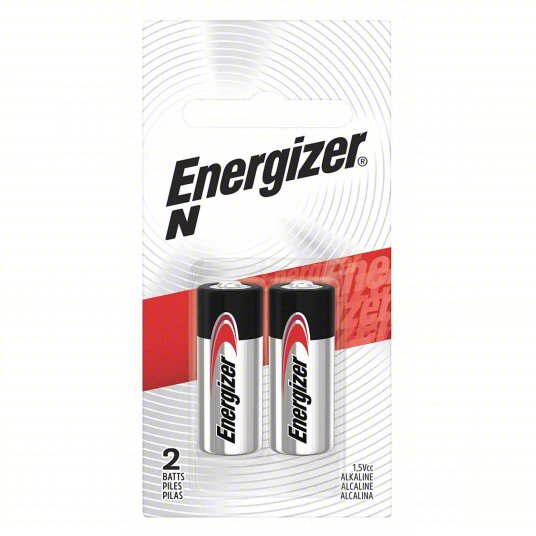 N Cells: Energizer Alkaline Battery, E90, 12.0mm x 30.2mm - Pack of 2 - Energizer