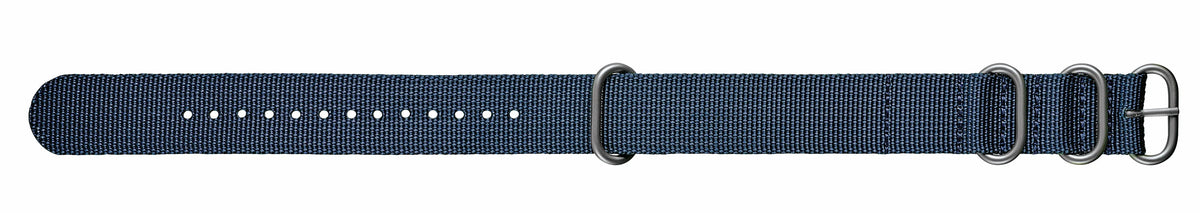 Nylon Watch Band, Navy, 20mm