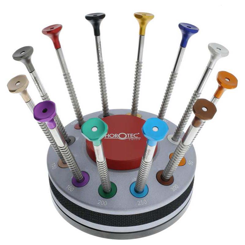 Screwdriver Assortments: Horotec Screwdrivers, Set of 12 - Horotec