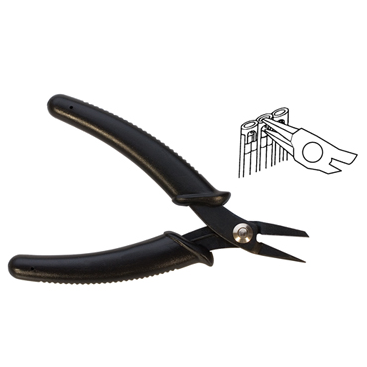 Watchmaking Pliers: EuroTool Plier for Removing Clip Springs - PL136.01 - EuroTool