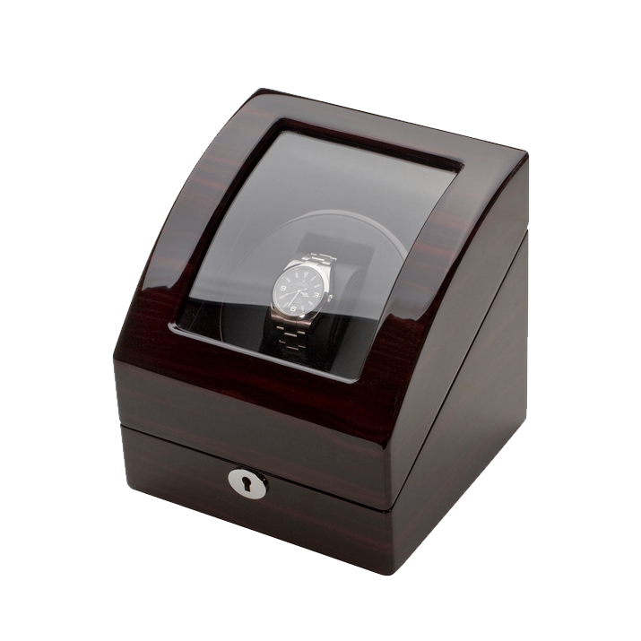 Lacquered Wooden Watch Winder with Mahogony Finish - WTB351.00