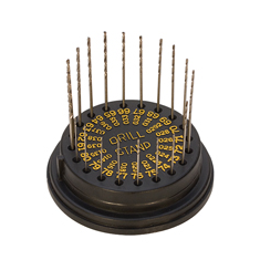 Drill Sets: High Speed Steel Twist Drill Set, Set of 20 - DR540 - Jules Borel