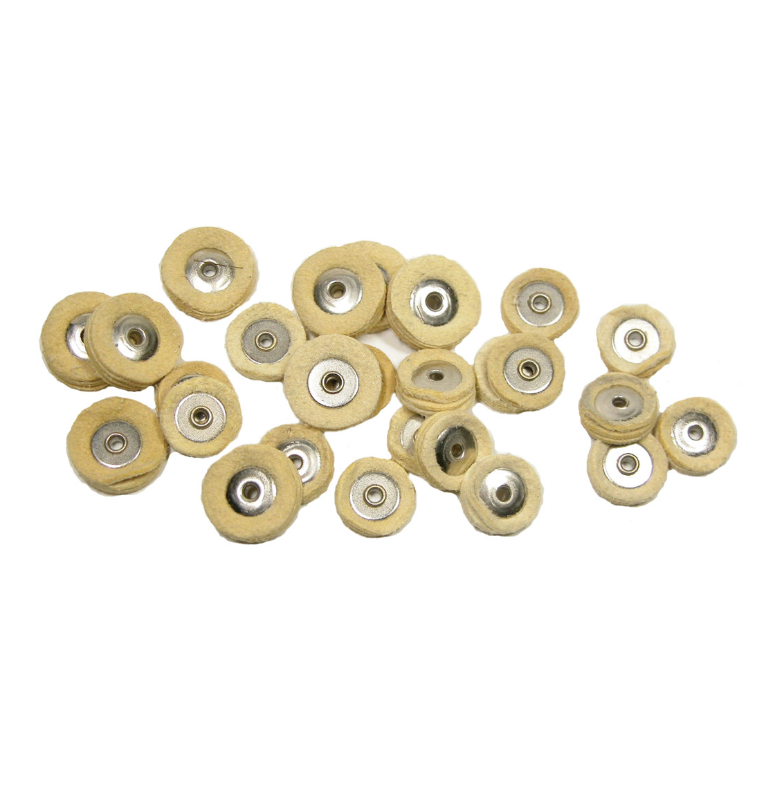 Chamois Miniature Polishing Wheel, Diameter 5/8&quot;