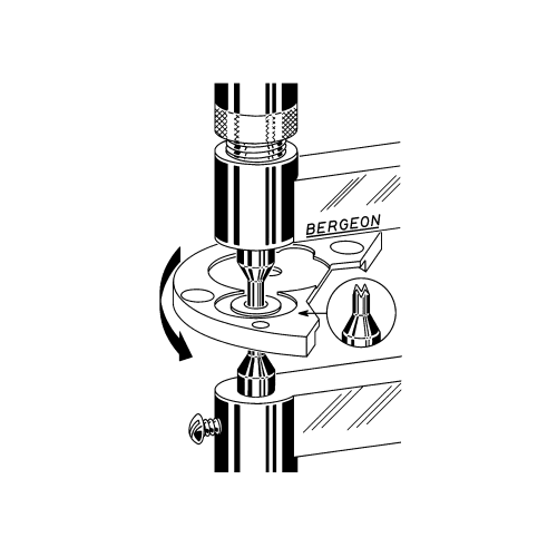 Screwdrivers: Bergeon Tool for Removing Broken Screws, 30209 - Bergeon
